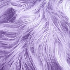 Naklejka premium Flowing soft strands and seamless textures in lavender fur.