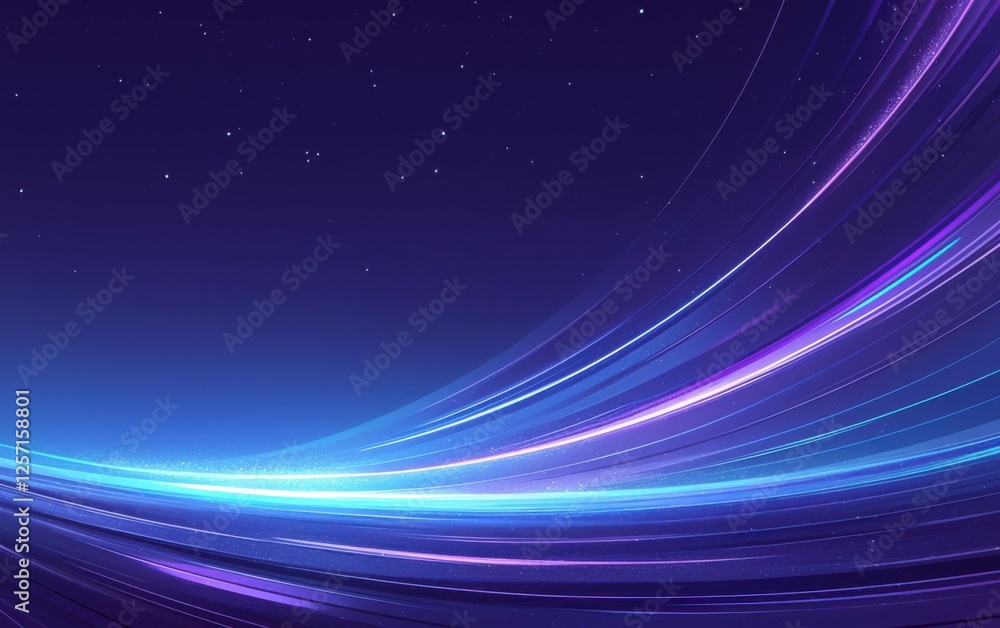 Wall mural abstract cosmic energy waves background featuring radiant colors and expansive patterns. emphasizing