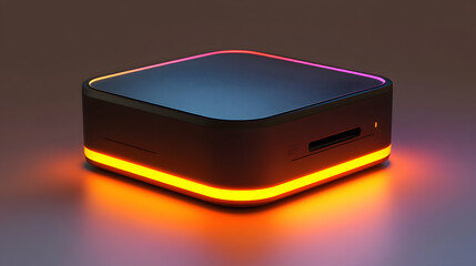 3D Render Illustration - Futuristic Device Technology, Innovation, Design