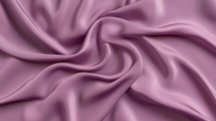 Obraz premium Flowing lavender colored fabric with soft curves and folds