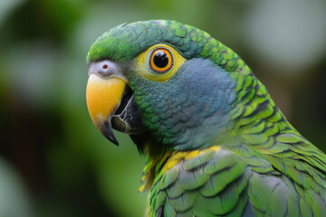 Parrot species mimicking human speech in cloud forest research