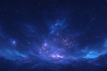 Obraz premium Abstract cosmic galactic nebula background. Featuring cosmic galactic nebula with vivid colors. Emphasizing depth and galactic splendor. Ideal for space and artistic themes.