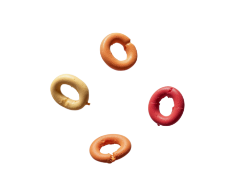 number eight made of red spheres