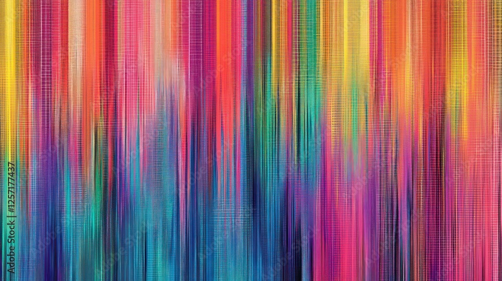 Poster abstract colorful vertical lines create a vibrant artistic background