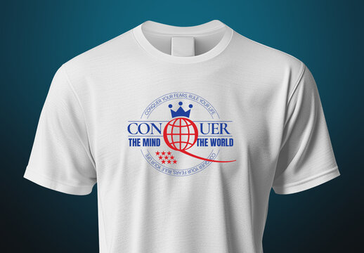 Conquer The World Motivational Tshirt