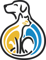 vector illustration of a dog