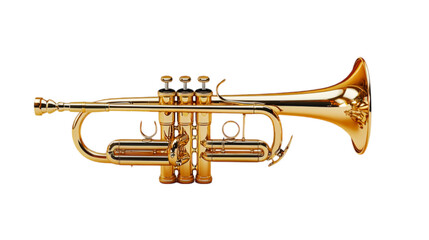 Obraz premium Golden Trumpet Musical Instrument Jazz Brass Band