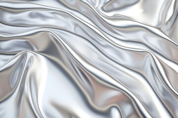 Bright silver tones enhance the subtle metallic textures of this smooth tin foil.