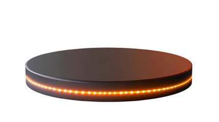 Illuminated Round Platform Modern Design Product Display,