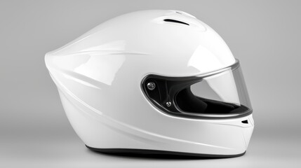 Protective helmet closeup, ensuring safety in industrial, construction, and sports environments