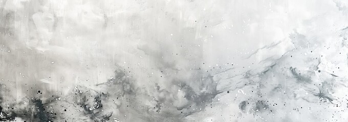 Abstract Monochrome Background With Grunge Texture. Gray And White Tones Create A Serene And Modern Feel.