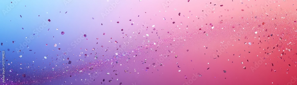 Aufkleber Abstract background features shimmering sparkles on a gradient surface