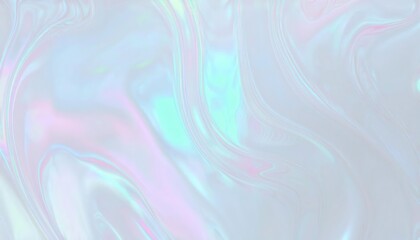 Obraz premium soft iridescent pastel holographic swirl texture for digital design, background, and dreamy aesthetic visuals