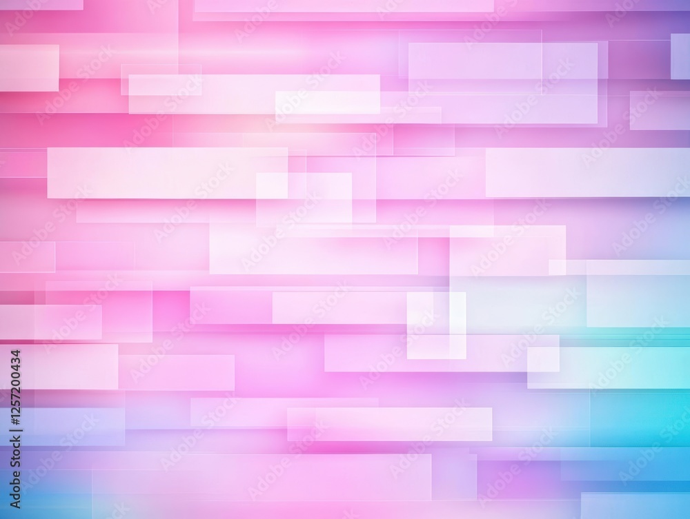 Aufkleber pink and blue abstract background featuring geometric squares and shapes for design use