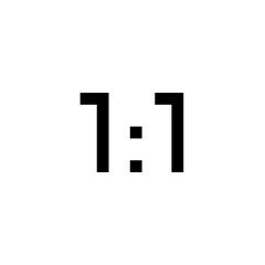 1:1 Aspect Ratio Icon
