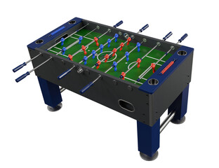 foosball table isolated on white