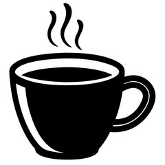 Coffee Cup Icon Vector Illustration for Drink, Hot Beverage, Cafe, Tea, and Restaurant Designs