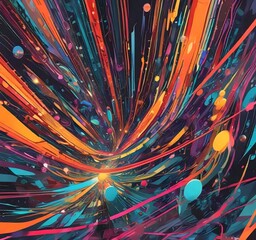 Illustration of abstract technology background.