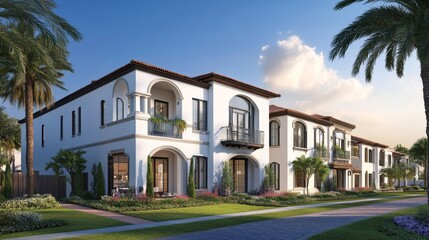 Obraz premium Upscale homes for sale