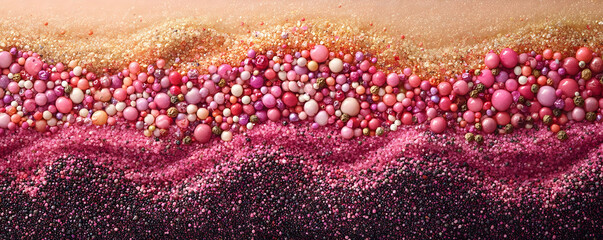 Pink glitter texture background