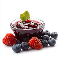 raspberry and blueberry jam