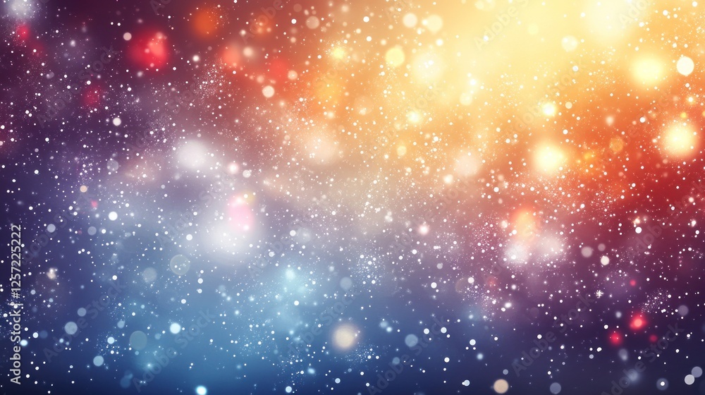 Poster abstract celestial background featuring a vibrant display of light