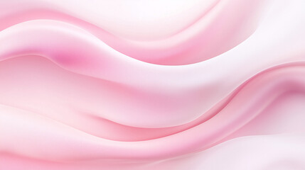 Obraz premium Pink Silk Drape: Soft, delicate folds of pink silk fabric create an elegant and luxurious texture. The subtle color gradient and flowing lines evoke a sense of calm and serenity. 