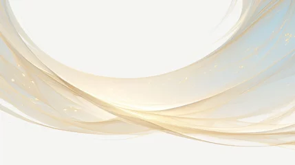 Fototapete Rund Abstract fractal waves background featuring intricate waves with fluid motion and diverse colors. Emphasizing a dynamic and mesmerizing pattern, ideal for artistic visuals and modern backgrounds. © keshia