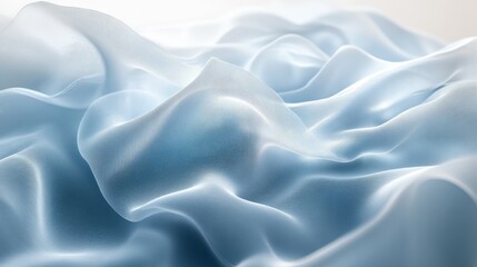 Obraz premium Abstract wavy surface created with soft fabric texture background