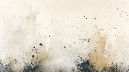 Texture of an old wall showing wear and dark stains