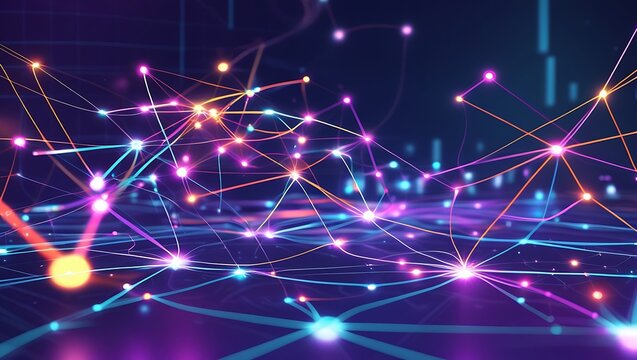 Futuristic Digital Network: AI, Big Data & Cyber Connectivity