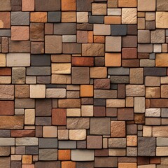 Fototapeta premium Abstract Stone Wall Pattern In Diverse Colors