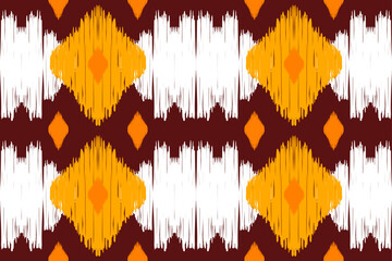vibrant geometric pattern with orange and white diamond shapes on transparency background, creating bold and dynamic visual effect. design features rhythmic repetition of colors and shapes