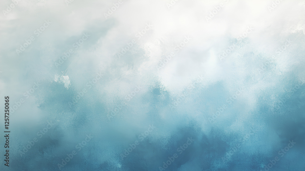 Poster soft and elegant abstract background with a smooth gradient of light blue and white, enhanced by a s