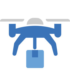 Delivery, drone, package icon