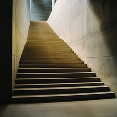 Stairs in a business setting.