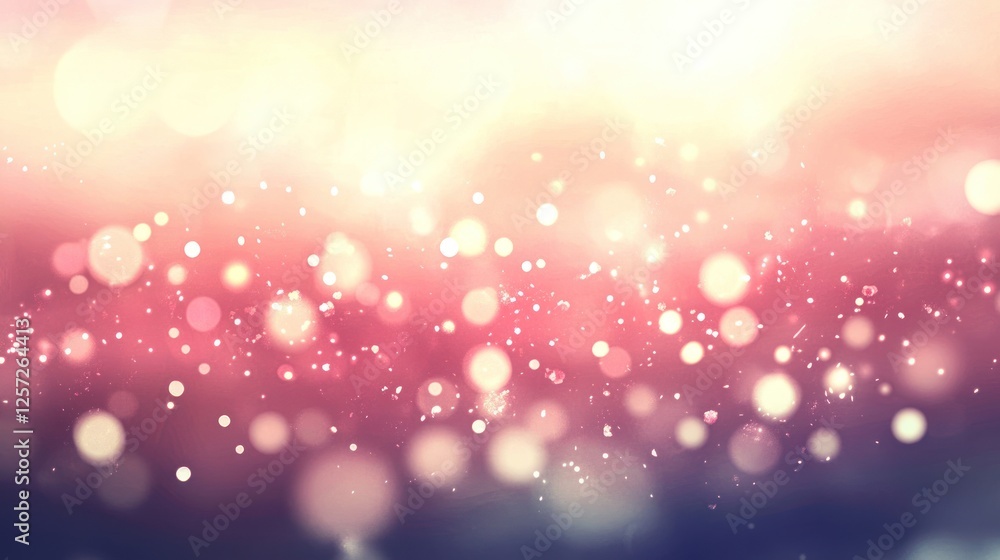 Aufkleber abstract background with bokeh lights in pink and yellow hues