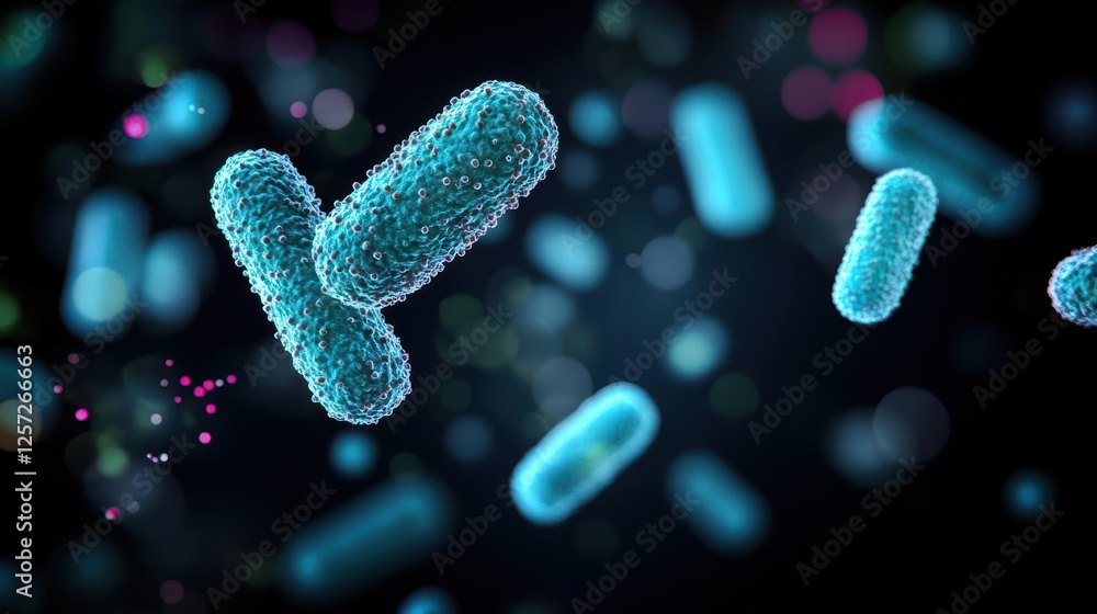 Poster Illustration of a chromosome highlighting its structure and features in a scientific context
