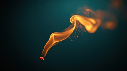 Abstract fire smoke rising.