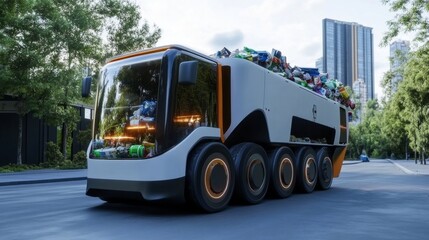 Autonomous Waste Collection Vehicle in Urban Environment