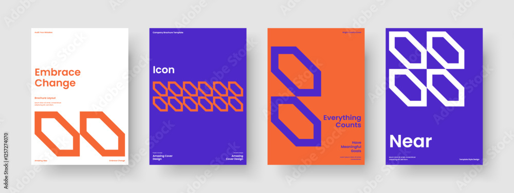 Poster isolated report design. modern business presentation layout. abstract background template. banner. b