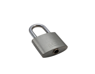 padlock and key