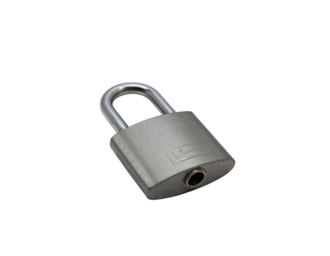 padlock and key