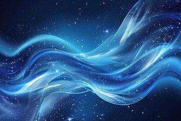 Abstract blue background. Vector graphics.