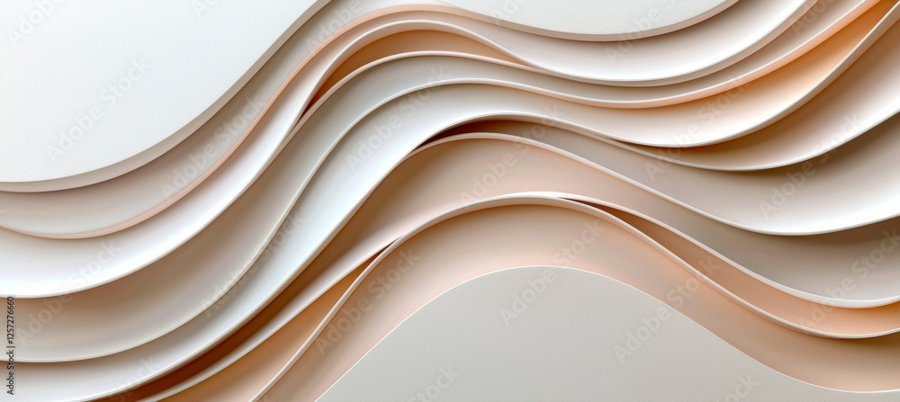 Poster for branding and product presentation, a subtle abstract background with beige geometric patterns on