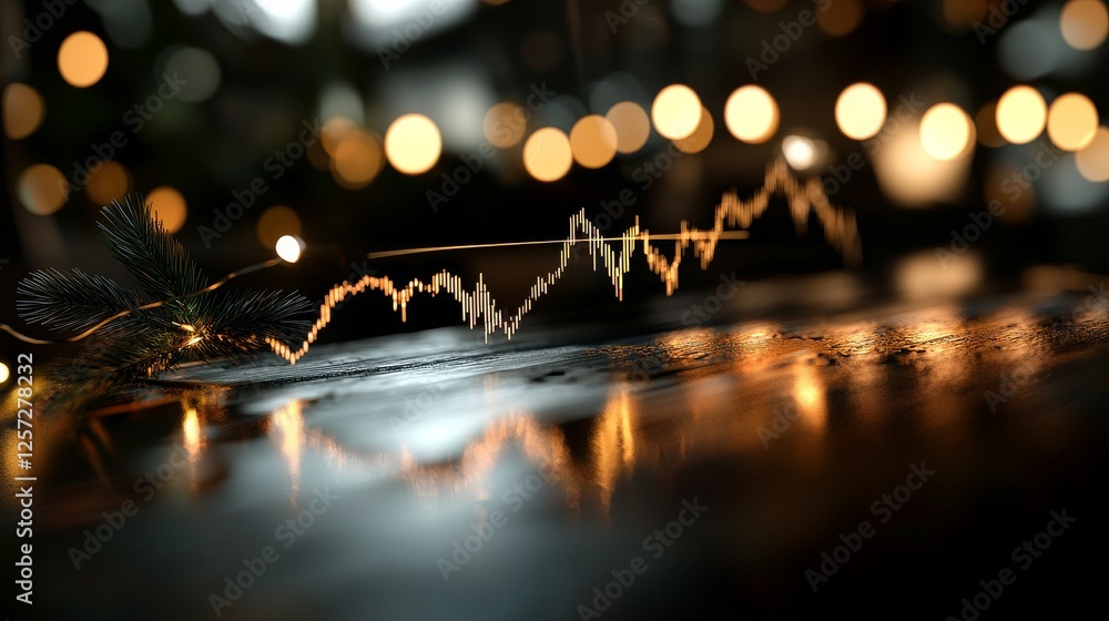 Poster a dynamic digital realm of 3d data visualization, where peaks and valleys illustrate the flow of inf