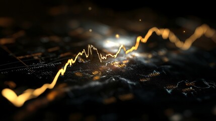 A lively showcase of financial data analytics, complete with diverse graphs and numerical data on a digital interface