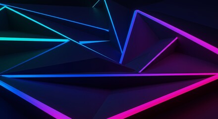abstract background with triangles