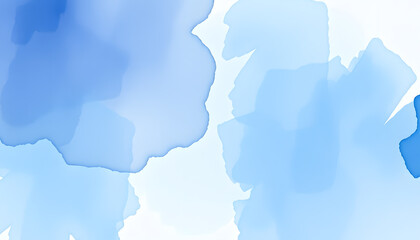 Fototapeta premium Cybersecurity Watercolor Art – Abstract Digital Network in Fluid Brushstrokes