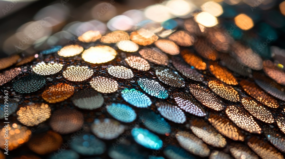 Poster close-up of an abstract color background from an oled monitor